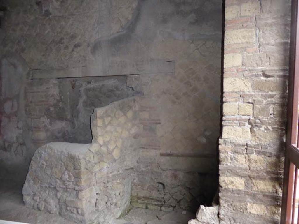 Ins. Orientalis II.9, Herculaneum. October 2015. Looking towards south-west corner of wine-shop. Photo courtesy of Michael Binns.